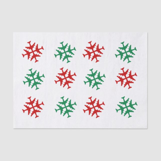 Tissue paper snow planes (Front)