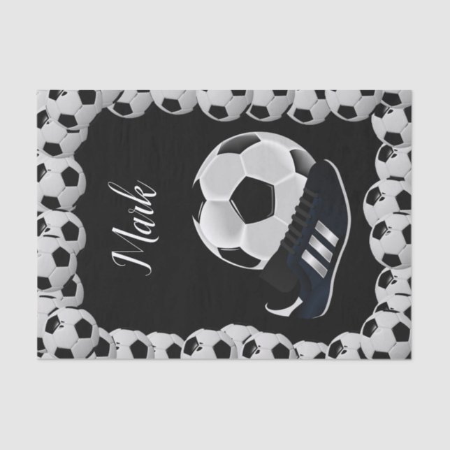 Tissue Paper Soccer Balls (Front)