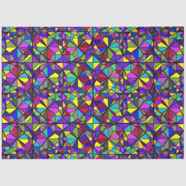 Tissue Paper - Stained Glass Look - HAMbyWG (Front)