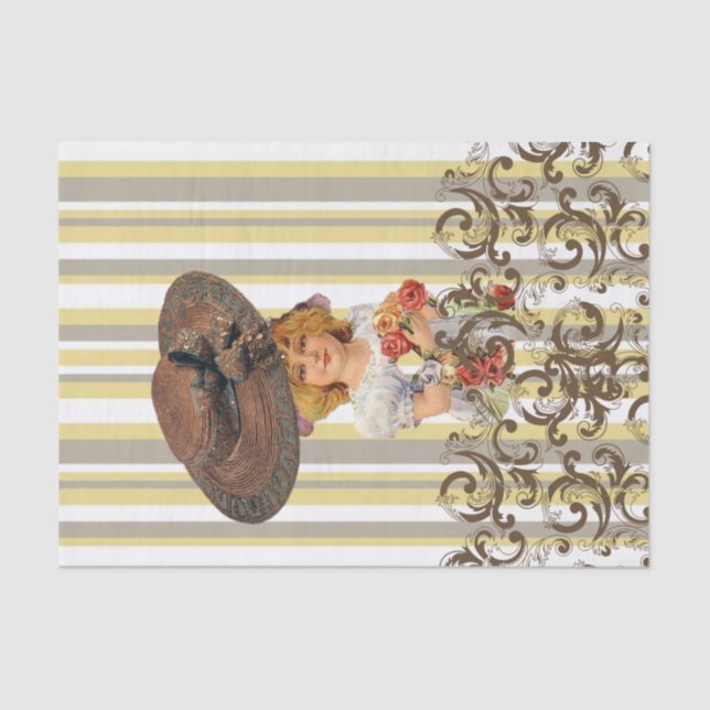 Tissue Paper Stripe Vintage (Front)