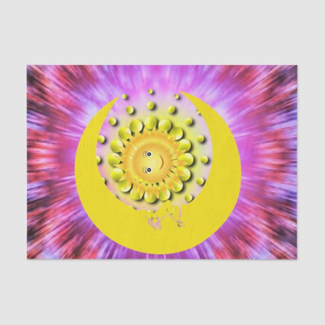 Tissue Paper Sun Moon (Front)