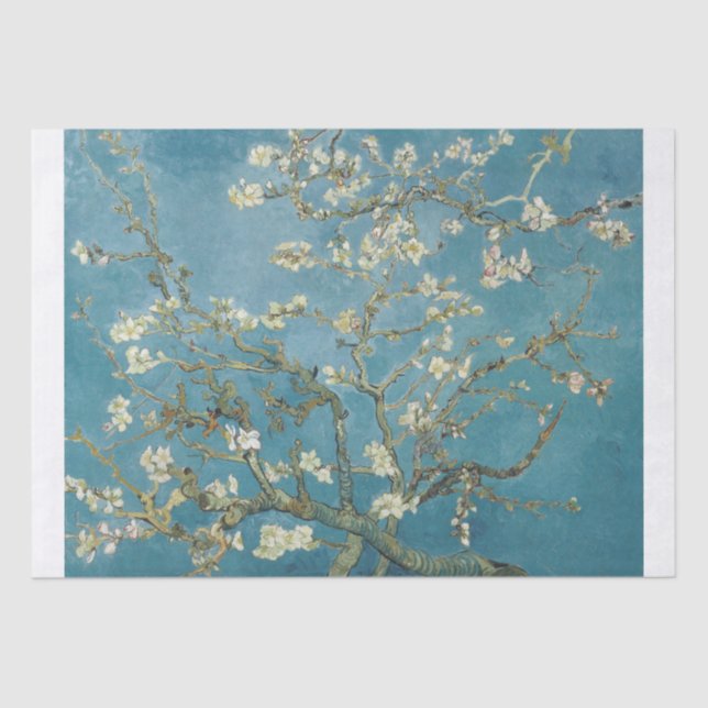 TISSUE PAPER : VINCENT Van Gogh : ALMOND BLOSSOM (Front)