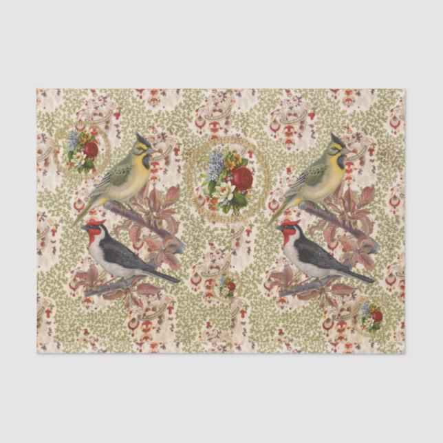 Tissue Paper Vintage Bird (Front)