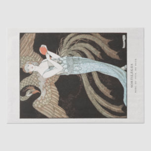 TISSUE PAPER : VINTAGE POSTER :GEORGE BARBIER