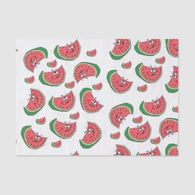 Tissue Paper Watermelons (Front)