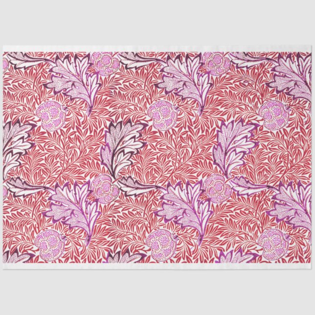 TISSUE PAPER : WILLIAM MORRIS : APPLE (Front)
