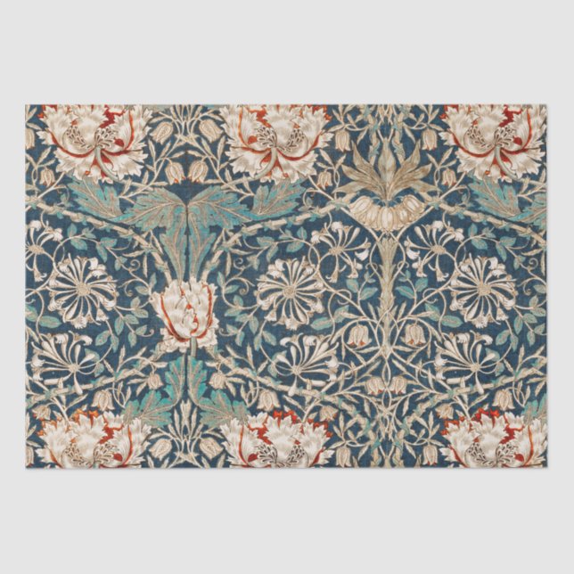 TISSUE PAPER : WILLIAM MORRIS : HONEYSUCKLE (Front)