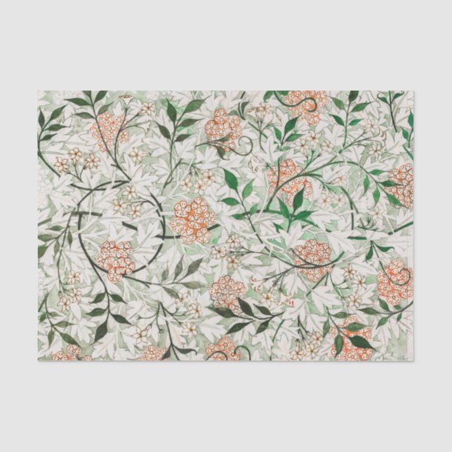 TISSUE PAPER : WILLIAM MORRIS : JASMINE (Front)