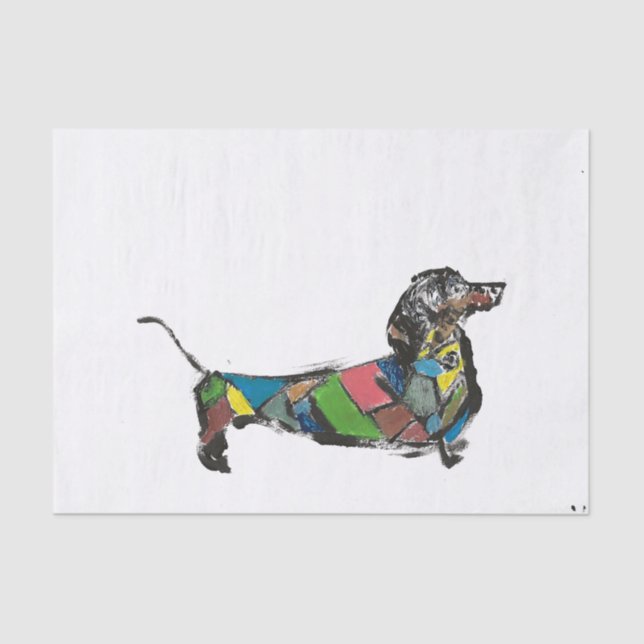 Tissue Paper with Dachshund (Front)
