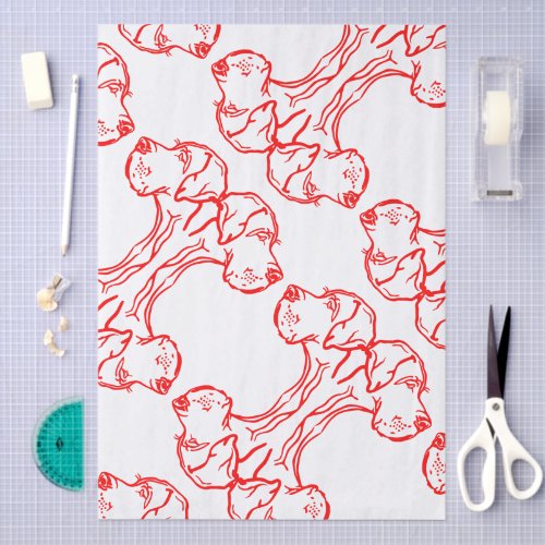 Tissue Paper With Great Danes