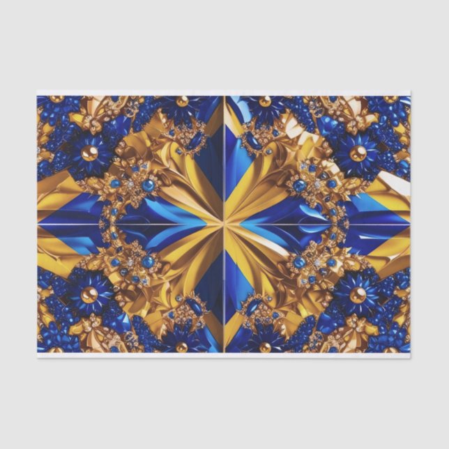 Tissue paper with Sweden colors design (Front)