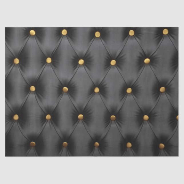 Tissue Paper with with dark black capitone (Front)