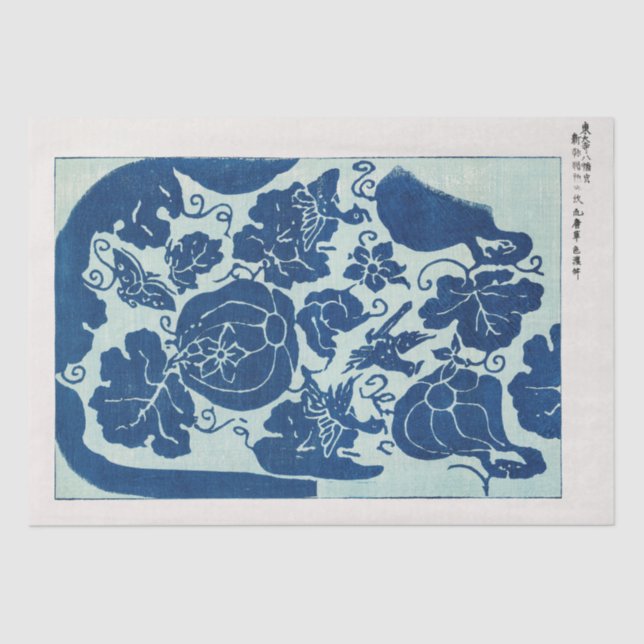 TISSUE PAPER : WOODBLOCK : TAGUCHI TOMOKI : 1869 (Front)