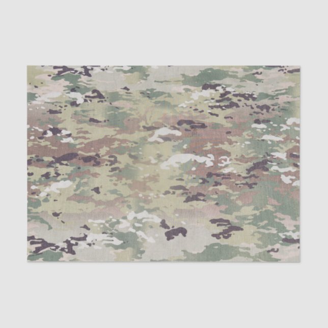 Tissue Paper Wrapping Army OCP Camo Uniform Camofl (Front)
