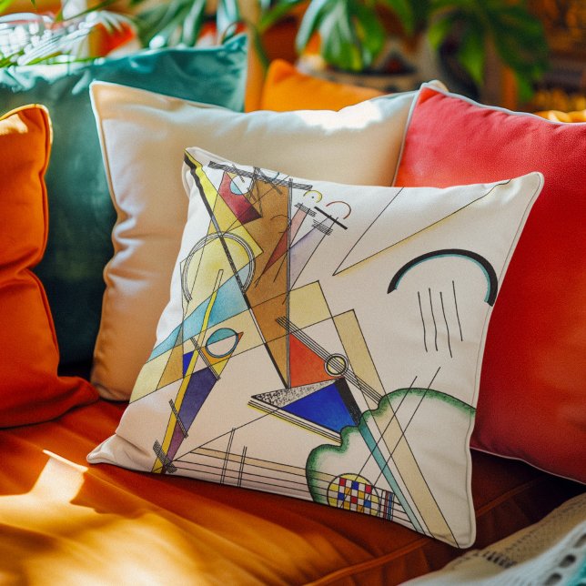 Tissue, W. Kandinsky Throw Pillow (Creator Uploaded)