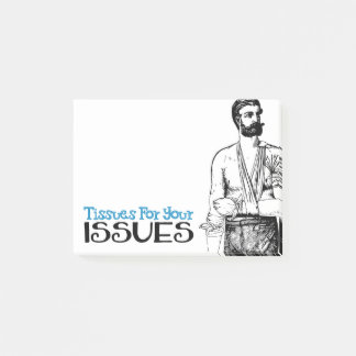 Tissues For Your Issues | Snarky Victorian Quote Post-it Notes