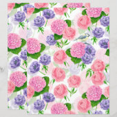 Tit bird and flowers (Front/Back)