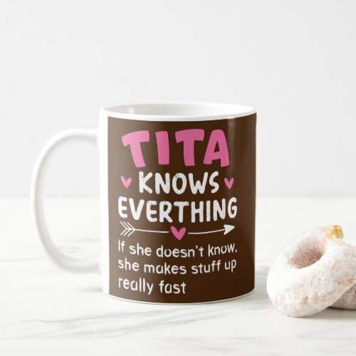 Tita Knows Everything Vintage Mothers Day Coffee Mug