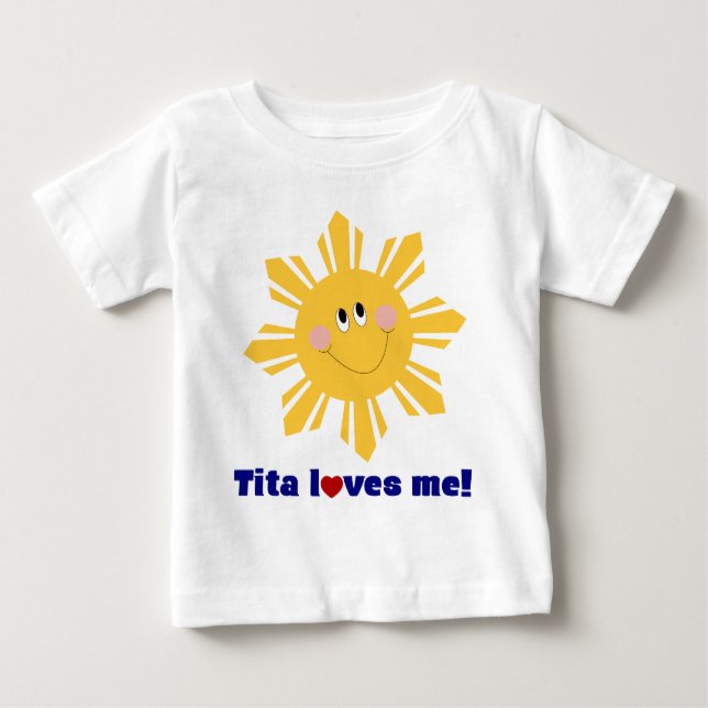 Tita loves me infant tee (Front)