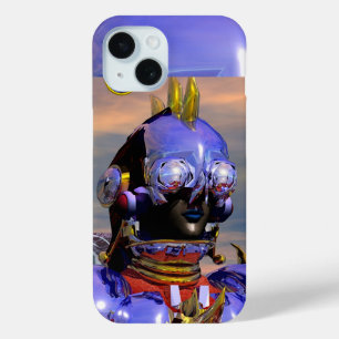TITAN CYBORG,Blue Gem Science Fiction,Scifi iPhone 15 Case