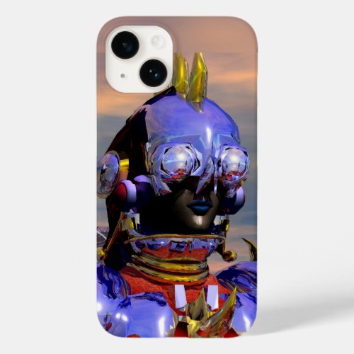 TITAN CYBORG PORTRAIT Blue Science Fiction Scifi Case_Mate iPhone 14 Case