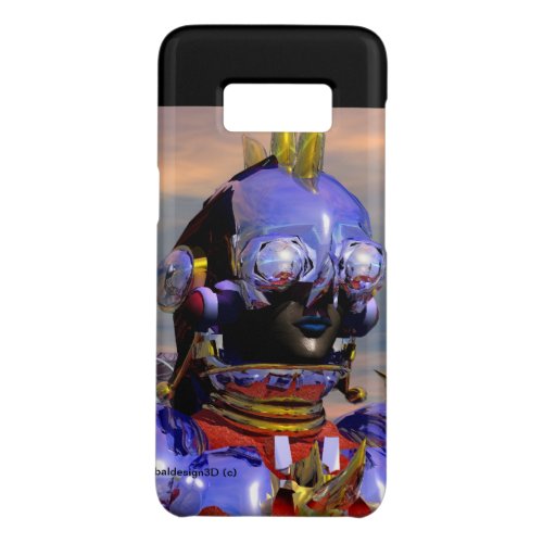 TITAN CYBORG PORTRAIT Blue Science Fiction Scifi Case_Mate Samsung Galaxy S8 Case