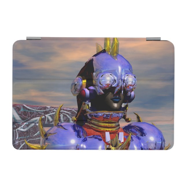 TITAN CYBORG PORTRAIT Science Fiction Scifi iPad Mini Cover (Horizontal)