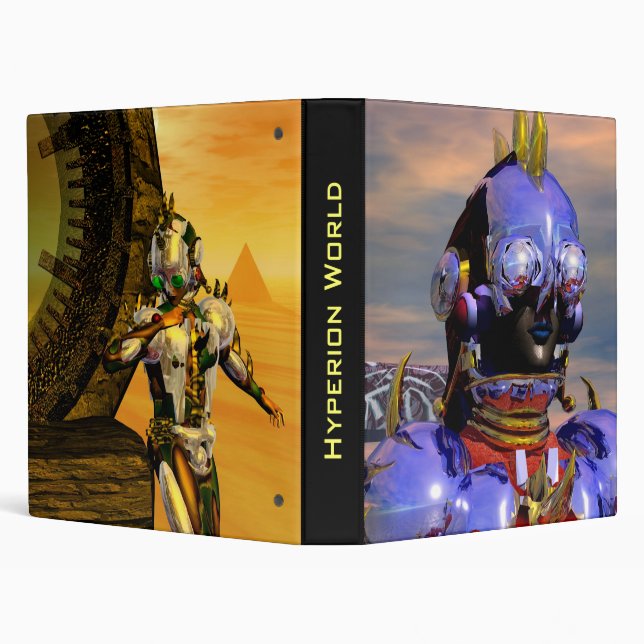 TITAN IN THE DESERT OF HYPERION 3 RING BINDER (Background)