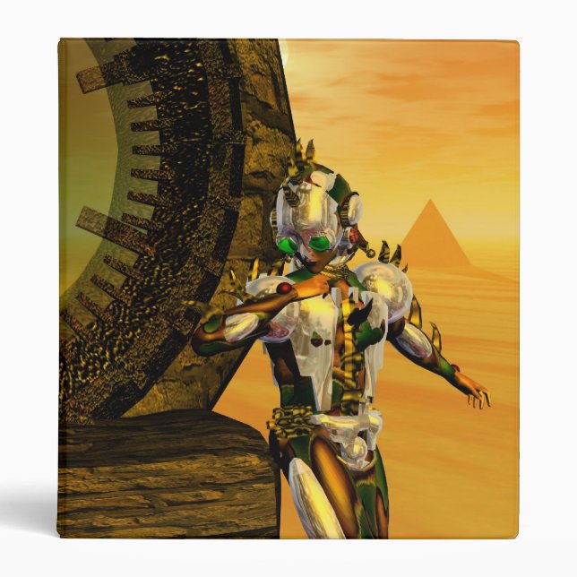 TITAN IN THE DESERT OF HYPERION 3 RING BINDER (Front)