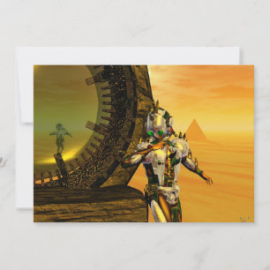 TITAN IN THE DESERT OF HYPERION INVITATION