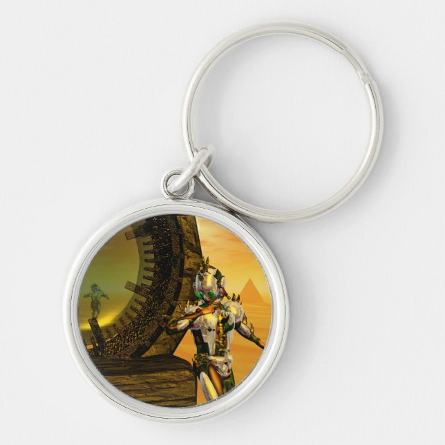 TITAN IN THE DESERT OF HYPERION KEYCHAIN (Front)