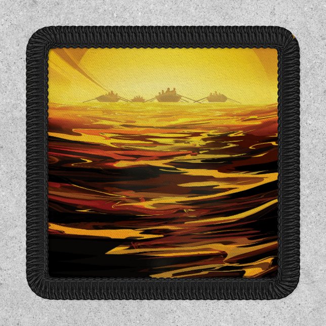 Titan largest moon of Planet Saturn Patch (Front)