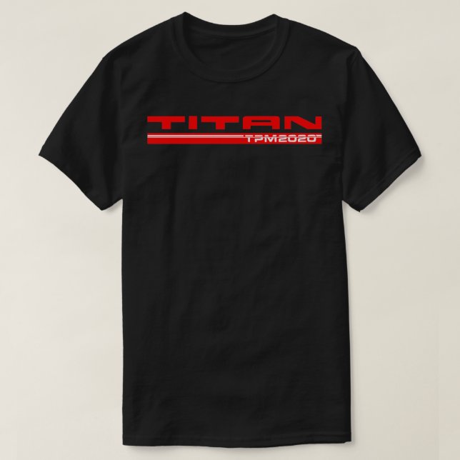 Titan Retro Ice Hockey Logo T-Shirt (Design Front)