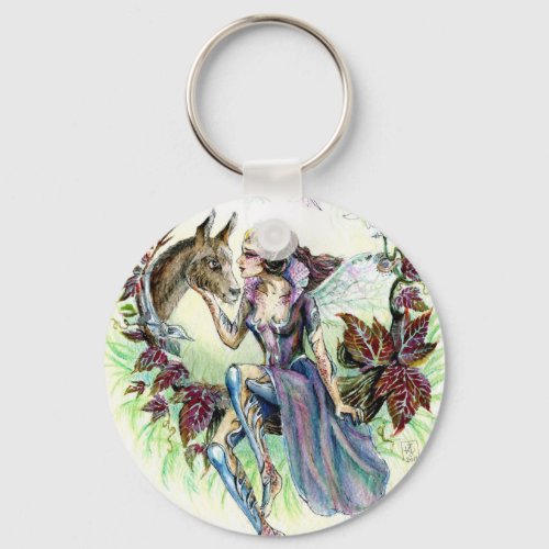 Titania and Bottom Keychain