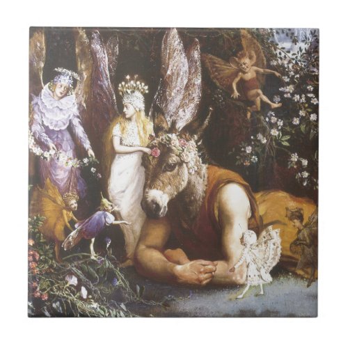 Titania and BottomMidsummer Nights Dream Tile