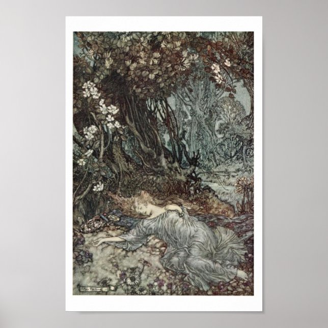 Titania Asleep Poster (Front)