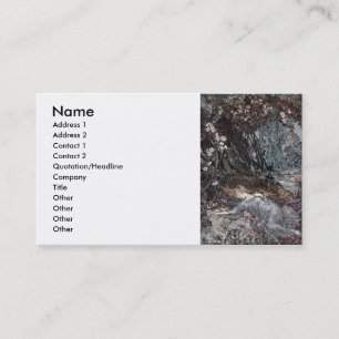 Titania Lying Asleep Business Card