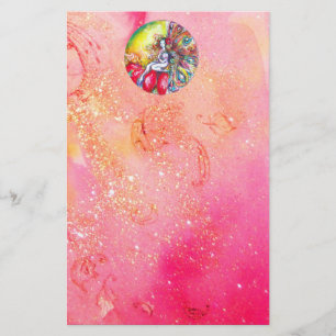 TITANIA ,pink yellow blue red sparkles Stationery