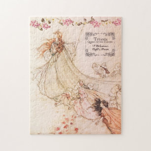 Titania Queen of Fairies Midsummer Night's Dream Jigsaw Puzzle