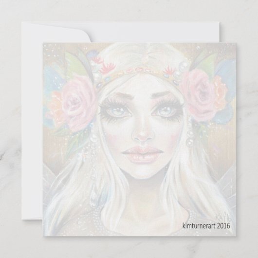 Titania Queen of the Faeries Original Art (Back)