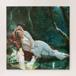 Titania Sleeping in the Moonlight - Simmons Art Jigsaw Puzzle