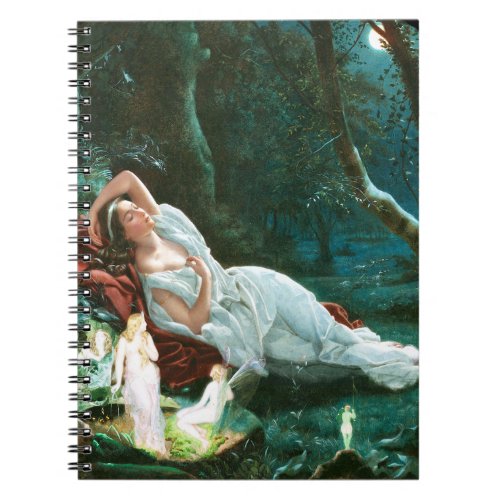 Titania Sleeping in the Moonlight Simmons Fae Art Notebook