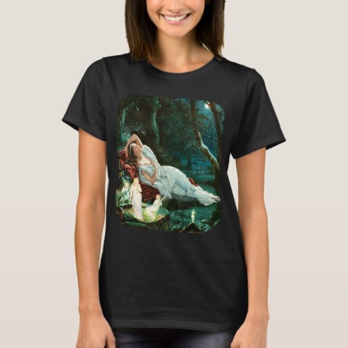 Titania Sleeping in the Moonlight Simmons Fae Art T_Shirt