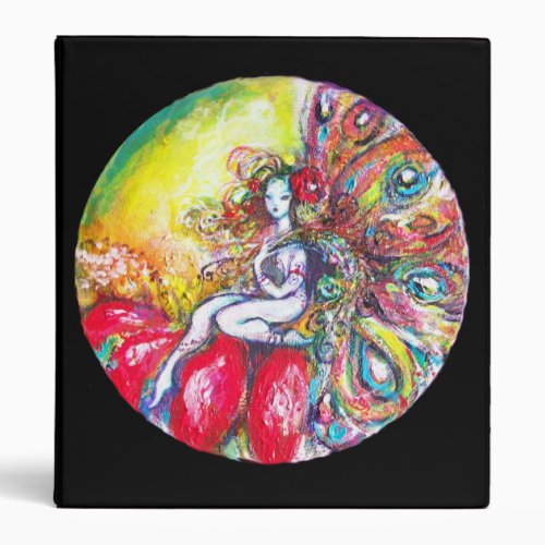 TITANIA yellow red  blue black 3 Ring Binder