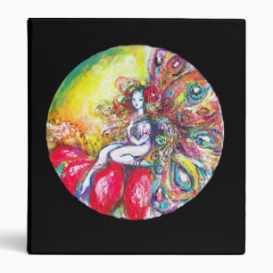 TITANIA yellow red blue black 3 Ring Binder