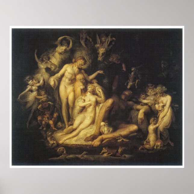 Titania's Awakening by Henry Fuseli Poster (Front)