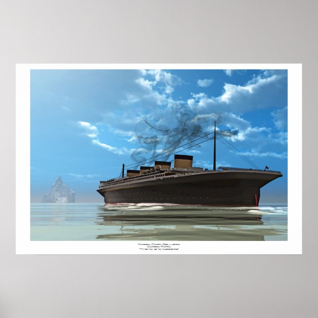 Titanic and Iceberg Poster (Front)