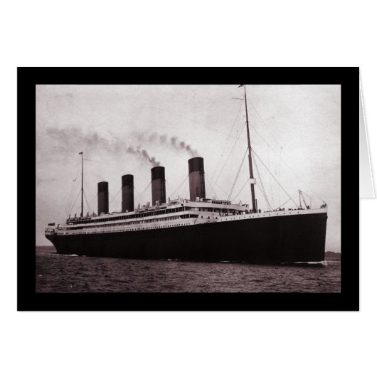 Titanic at Sea Cards (Front Horizontal)