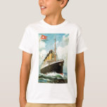 Titanic At Sea Kids T T-shirt at Zazzle
