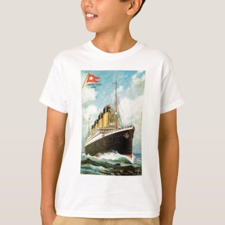 Titanic At Sea Kids T T-shirt